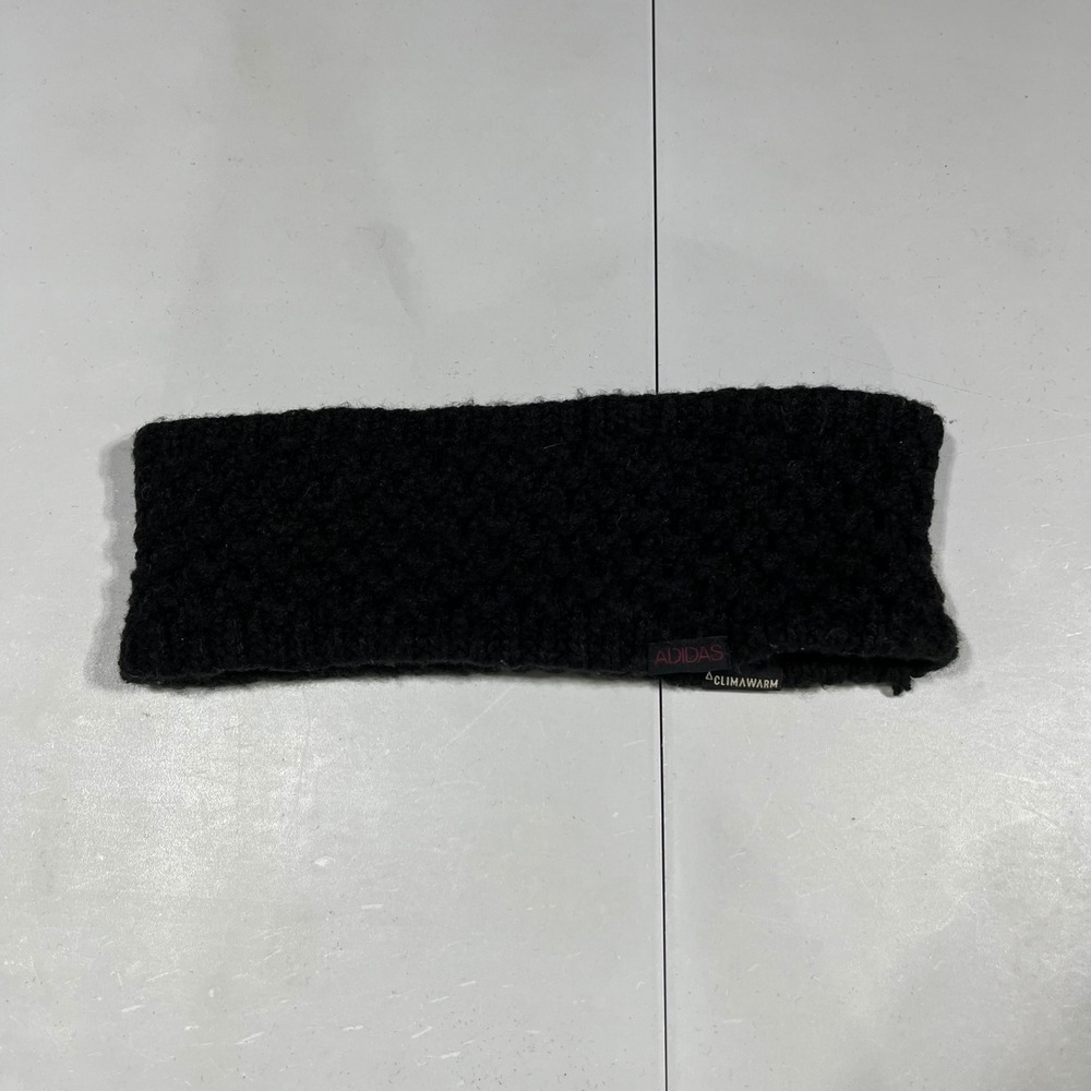 Adidas Sporty Granola ClimaWarm Black Knit Fleece Lined Headband Ear Warmer